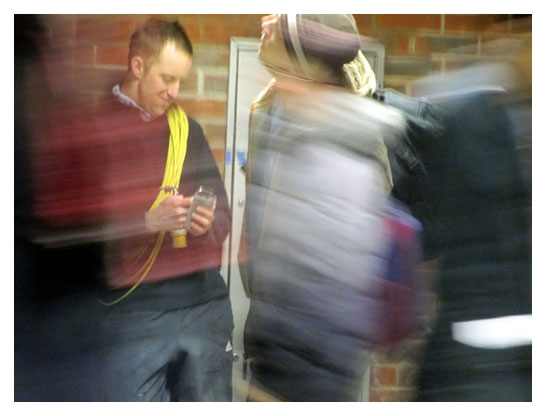 Philip Bradshaw, Between arriving and departure, departing and arrival, 2012.